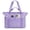 Purple, variant on Waterproof Polyester Coating Tpu Tote Bag for Women with Laptop Compartment, 15.6 Inch Large Capacity Work Bag & School Bag, Multi-Pocket Lightweight Handbag, Black