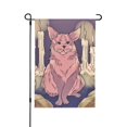 thumbnail image 1 of ZNDUO Cat Halloween Magic Pattern Garden Flag, 28"x40" Double Sided Polyester Flag for Garden Farmhouse Patio Home Decor, 1 of 8