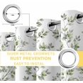 thumbnail image 6 of Green Leaves Blackout Curtains for Bedroom/Living Room, Thermal Insulated Kitchen Curtains, Summer Botanical Elegant Farmhouse Grommet Darkening Window Treatment Drapes 42"x63"x2, 6 of 8