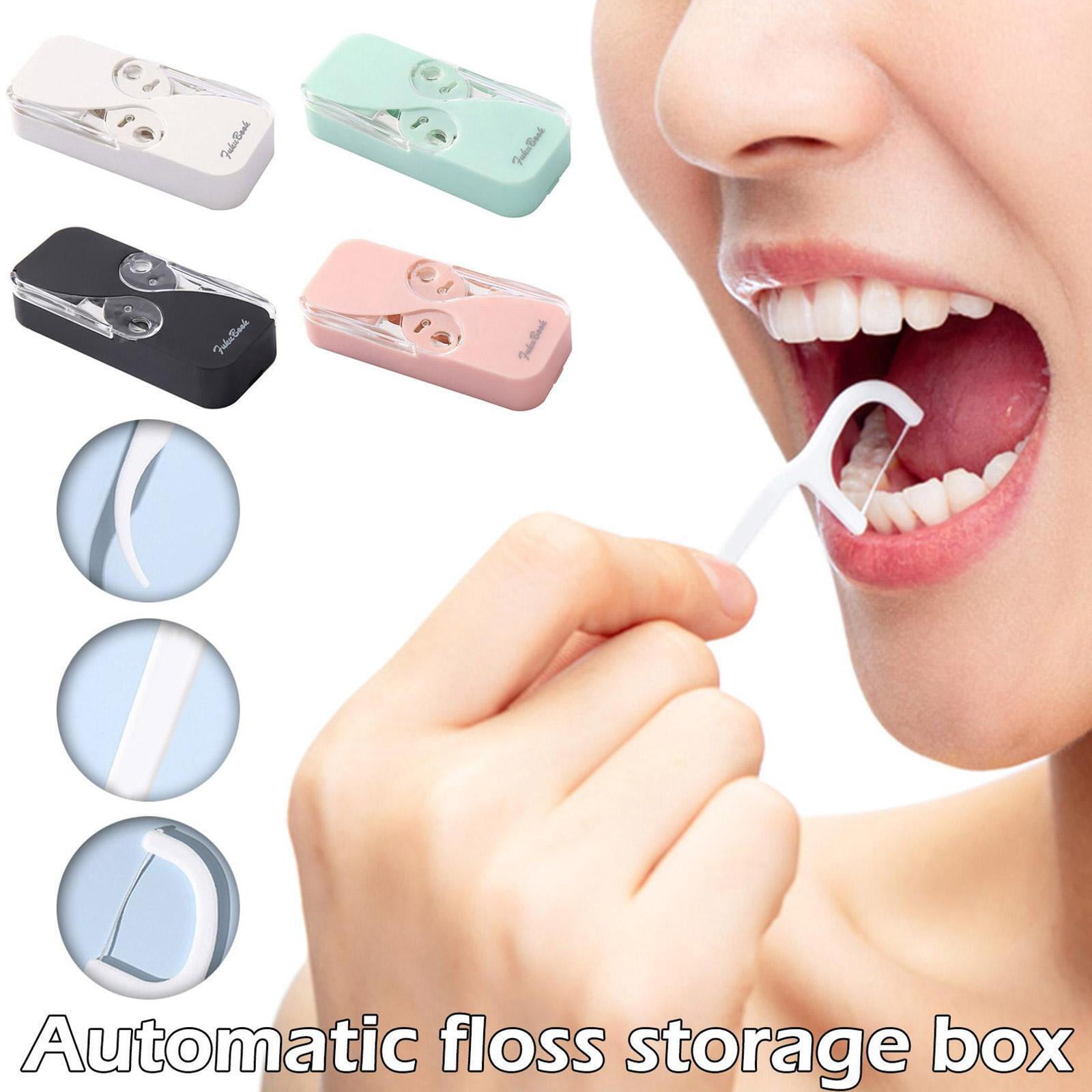 Portable Floss Box Dental Floss Dispenser,Male And Female Floss Automatic Cleaning - Walmart.com