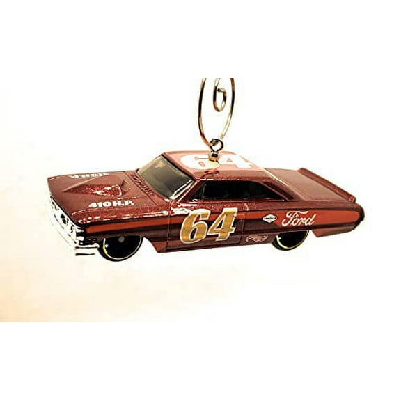 1964 Ford Galaxie 500 Christmas Ornament 1:64 Red