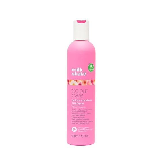 milk_shake color maintainer shampoo – flower fragrance | vegan formula for color-treated hair | preserves tone & softness with soy protein & hyaluronic acid |10.1 fl oz