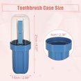thumbnail image 4 of Unique Bargains Plastic Lightweight Toothbrush Travel Case Traveling for Travel Business 2.99"x2.83"x8.27" Blue, 4 of 6