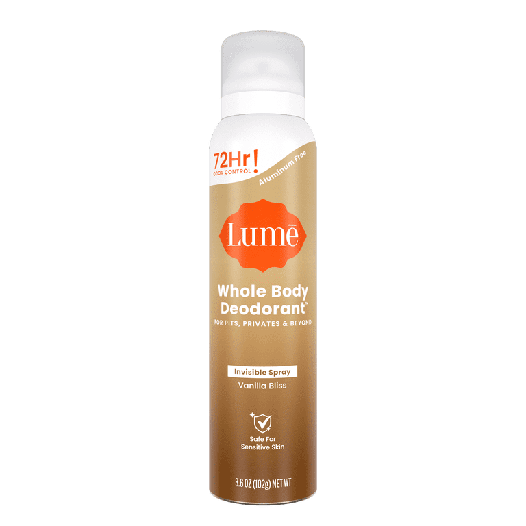 Lume Whole Body Deodorant Invisible Spray Vanilla Bliss, 3.6 oz photo 1