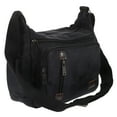 thumbnail image 3 of GASTROPOD Black Mens Canvas Shoulder Messenger Bag Crossbody Satchel Travel Man's Bags, 3 of 7