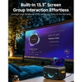 thumbnail image 6 of Ikarao Karaoke Machine for Adults, Built-in 13.3-inch Screen, Portable Bluetooth Speaker with 2 Wireless Mics for TV, Music Party, 6 of 10