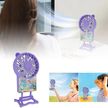 

Adult Home Hanging Fan A Must Have MINI Small Fan For Summer With Convenience Of Handheld/stand Allowing You To Always Refreshing And Comfortable Feeling!