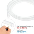 thumbnail image 4 of Uxcell Silicone Tubing, 9/16"(14mm) ID x 23/32"(18mm) OD Flexible Silicone Rubber Tube, 1ft High Temp Water Air Hose Pipe for Pump/Liquid Transfer/Brewing/Aquaponics [Clear], 4 of 7
