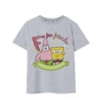 thumbnail image 1 of SpongeBob SquarePants T-Shirt Gris à Manches Courtes pour Filles, 1 of 7