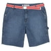 Faded Glory - Women's Plus Belted Carpenter Short