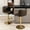 Brown, variant on Swivel Barstools with Tufted Back | Adjustable for Home and Pub | PU Leather Main Material | Resolves Uncomfortable Seating