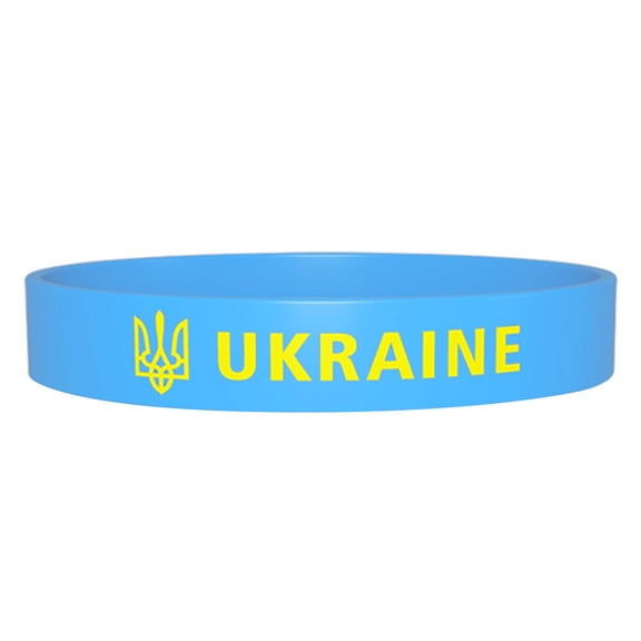 Ukraine Silicone Bracelet Wrist Band Rubber Wrist Strap Fan Souvenirs Wristband