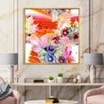 thumbnail image 2 of Designart 'Wildflowers and Vibrant Wild Spring Leaves VII' Modern Framed Canvas Wall Art Print, 2 of 5