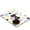 Brown, variant on Tiberpet Dog Feeding Mat Absorbent Pad for Food and Water Bowls, Leak-Proof, Quick Drying, Washable