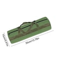 thumbnail image 4 of Kdkad Thickened Canvas Tool Bag, Large Capacity Water-Repellent Tool Tote, Heavy Duty Fabric Tool Storage Bag with Metal Zipper & Reinforced Handles for Electrician, Car, Home, Green, 4 of 8