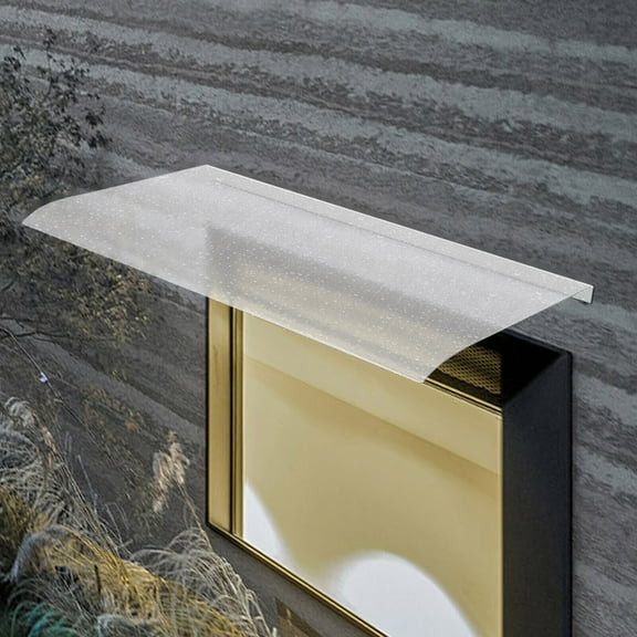 Window Awning Door Canopy Awning Frosted Awning Canopy, Clear Rain Shelter, For Residential Or Commercial Applications
