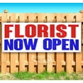 thumbnail image 1 of Florist Now Open 13 oz Vinyl Banner With Metal Grommets, 1 of 4