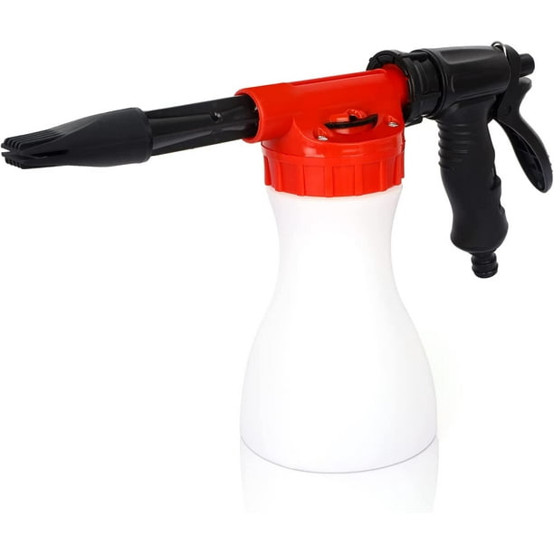Foam Gun, 900ml Adjustable Spray Gun Connected to Universal Garden Hose