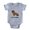 Heather Grey, variant on CafePress - FIN Dachshund Life Ball - Cute Infant Baby Football Bodysuit