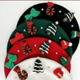thumbnail image 4 of BUWTTED Christmas Hats for Womens Women Holiday Winter Fashion Warm Caps Casual Xmas Festive New Year Party Gifts Santa Hat, 4 of 6