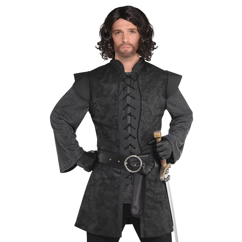 Warrior Tunic Adult Costume Black Standard Walmart Com