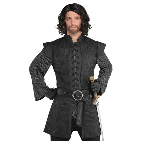 Warrior Tunic Adult Costume Black - Standard