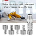 thumbnail image 2 of 1/8inch Airbrushes Quick Releases Plug Coupling Disconnect Coupler Releases Adapter Fitting Airbrushes Accessories, 2 of 8