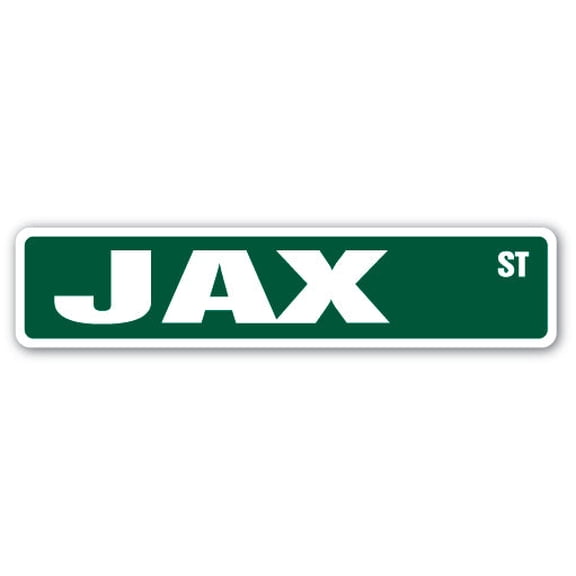 JAX Street Sign Childrens Name Room Sign | Indoor/Outdoor |  30" Wide