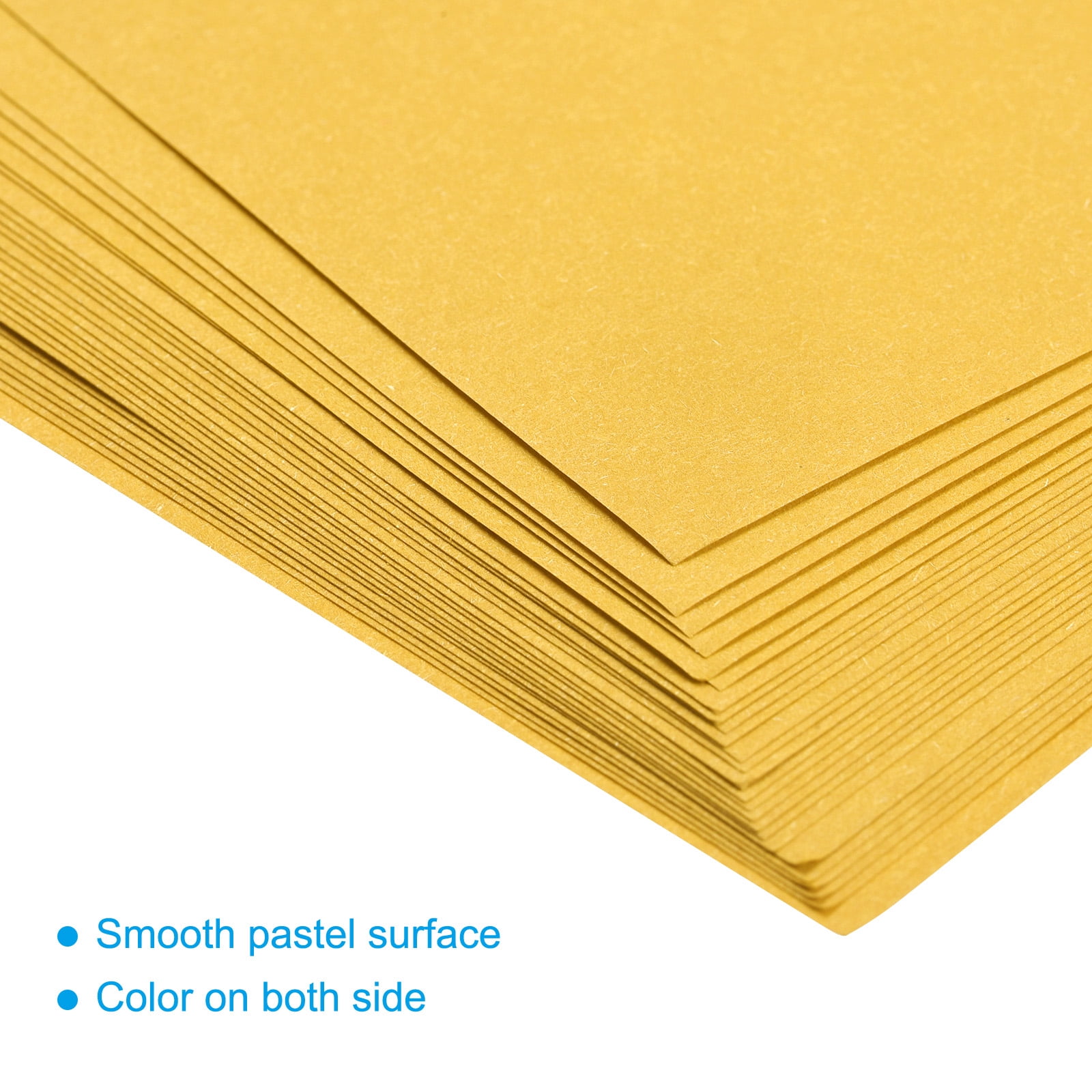 Uxcell Origami Paper Double Sided Light Yellow 6x6 Inch Square Sheet for  Art Craft Project, Beginner 25 Sheets 