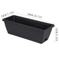 thumbnail image 2 of Qholemyo Plastic Vegetable Planting Pot Balcony Trough For Flowers with garden pots outdoor pots pots for plants, 2 of 2