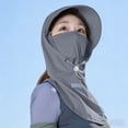 thumbnail image 5 of Windproof Hat Windproof Face Mask Casual and Fashionable Solid Color Ice Silk Sunscreen Mask and Hat for Head, Face, and Neck Protection, 5 of 5