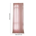 thumbnail image 3 of Weloille American Country Style Plaid Curtain 1 Piece, 8.2 x 6.56 ft, Half Blackout Light Blocking, Wrinkle Resistant Fade Proof, Decorative Window Drapes for Living Room Bedroom Balcony, 3 of 6