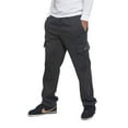 thumbnail image 2 of Victorious Men's Heavyweight Fleece Relaxed Lounge Cargo Sweatpants - Charcoal - 5X-Large, 2 of 6