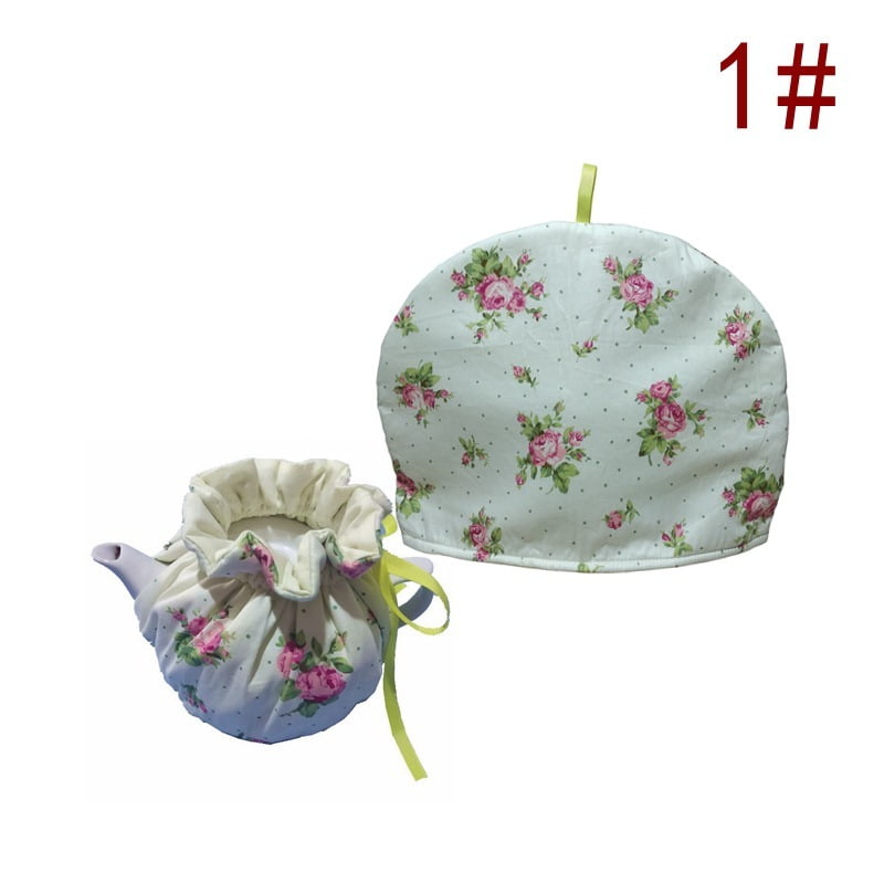 Cotton Vintage Floral Teapots Dust Cover Tea Cosy Kettle Cover