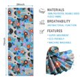 thumbnail image 2 of German Shorthaired Pointer Dog and Flower Hot Yoga Mat Towel Non Slip for Hot Yoga - Quick-Drying Yoga Mat Cover with 4 Corner Pockets with Travel Bag - Hot Yoga Towel Non Slip 70"x26", 2 of 6