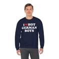 thumbnail image 6 of German Germany Wife Girlfriend Husband Sweatshirt Gift Crew Neck Shirt Long, 6 of 7