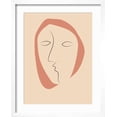 thumbnail image 2 of Art.com Face It 2 Art Print by Design Fabrikken, White Frame Wall Art, 17" x 21", 2 of 5