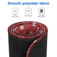 thumbnail image 3 of Long Mouse Pads for Desk,Red Christmas Snowflake Pattern Desk Mats on Top Of Desks, Desk Mouse Pad Extra Large with 3mm Non-Slip Base and Stitched Edge for Gaming,Office,Work,Home 47.3x23.6in, 3 of 5