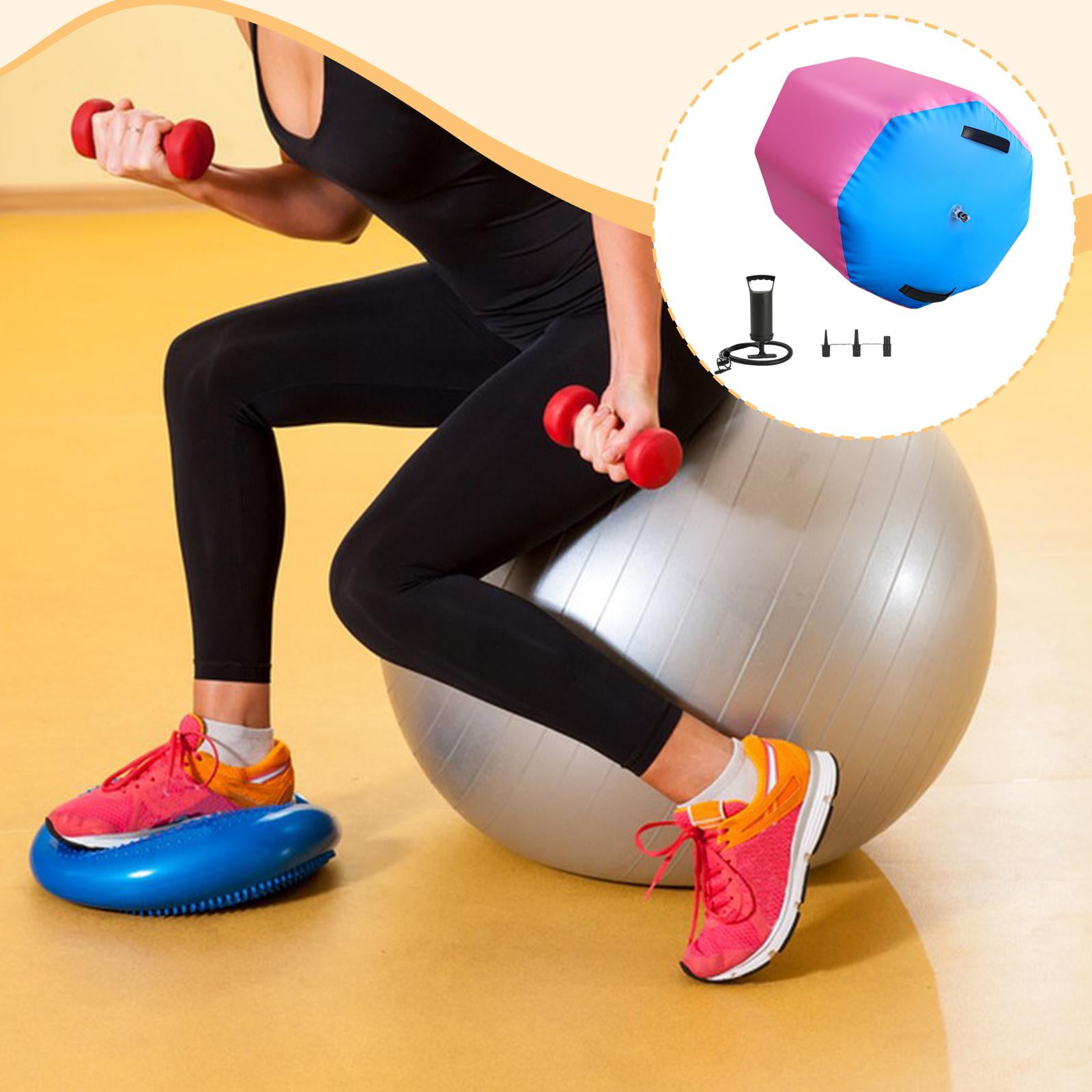 DimyFew Inflatable Air Roller Multipurpose Professional Thickened for Back Flip, Balance 0.5x0.7m