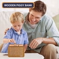 thumbnail image 7 of Tnobhg Wood Money Box with Counter Pen Large Capacity 1000/2000/3000/5000/10000 Euro Piggy Bank Coin Cash Container Kids Adults Money Saving Case Jar, 7 of 7