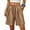 Khaki, variant on NTACZA With Pockets Gym Shorts Women High Elastic Waist Bermuda Wide Leg Relaxed Fit Vacation Walking For Beach Casual Shorts For Women 2026
