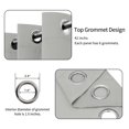 thumbnail image 4 of Cortinas Easy-Going 2 Paneles 107x183 cm Gris Claro Opacas, 4 of 8