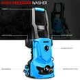 thumbnail image 3 of 1813 PSI 1.45 GPM Electric Pressure Washer, Adjustable Nozzle, Soap Bottle, Yard Car Driveway Cleaning, 3 of 9