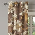 thumbnail image 3 of Ambesonne Grommet Curtain, , 50"x96", Dark Rosewood and Champagne, 3 of 5