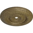thumbnail image 3 of 44 1/2"OD x 4"ID x 4 "P Classic Ceiling Medallion (Fits Canopies up to 8 1/4"), Hand-Painted Mississippi Mud Crackle, 3 of 6
