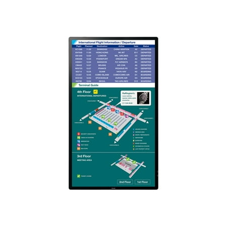 Sharp Aquos Board PNL805H 80.5" LCD Touchscreen Monitor, 16:9, 6 ms GTG