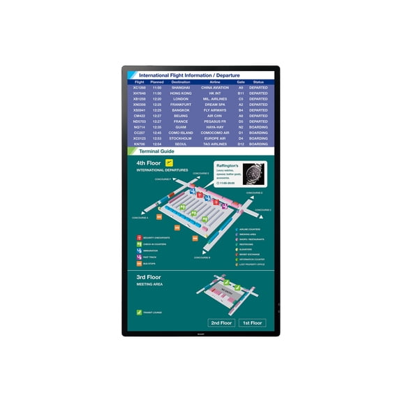 Sharp Aquos Board PNL805H 80.5" LCD Touchscreen Monitor, 16:9, 6 ms GTG