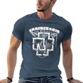 thumbnail image 5 of Industrial Grunge Music Tee - German Metal & Rock Band Inspired Graphic T-Shirt Navy-style M, 5 of 7