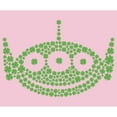 thumbnail image 2 of Girl's Toy Story St. Patrick's Day Little Green Men Shamrock Fill  Graphic Tee Light Pink X Small, 2 of 4