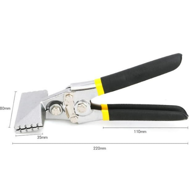 Hand outlet seamer pliers